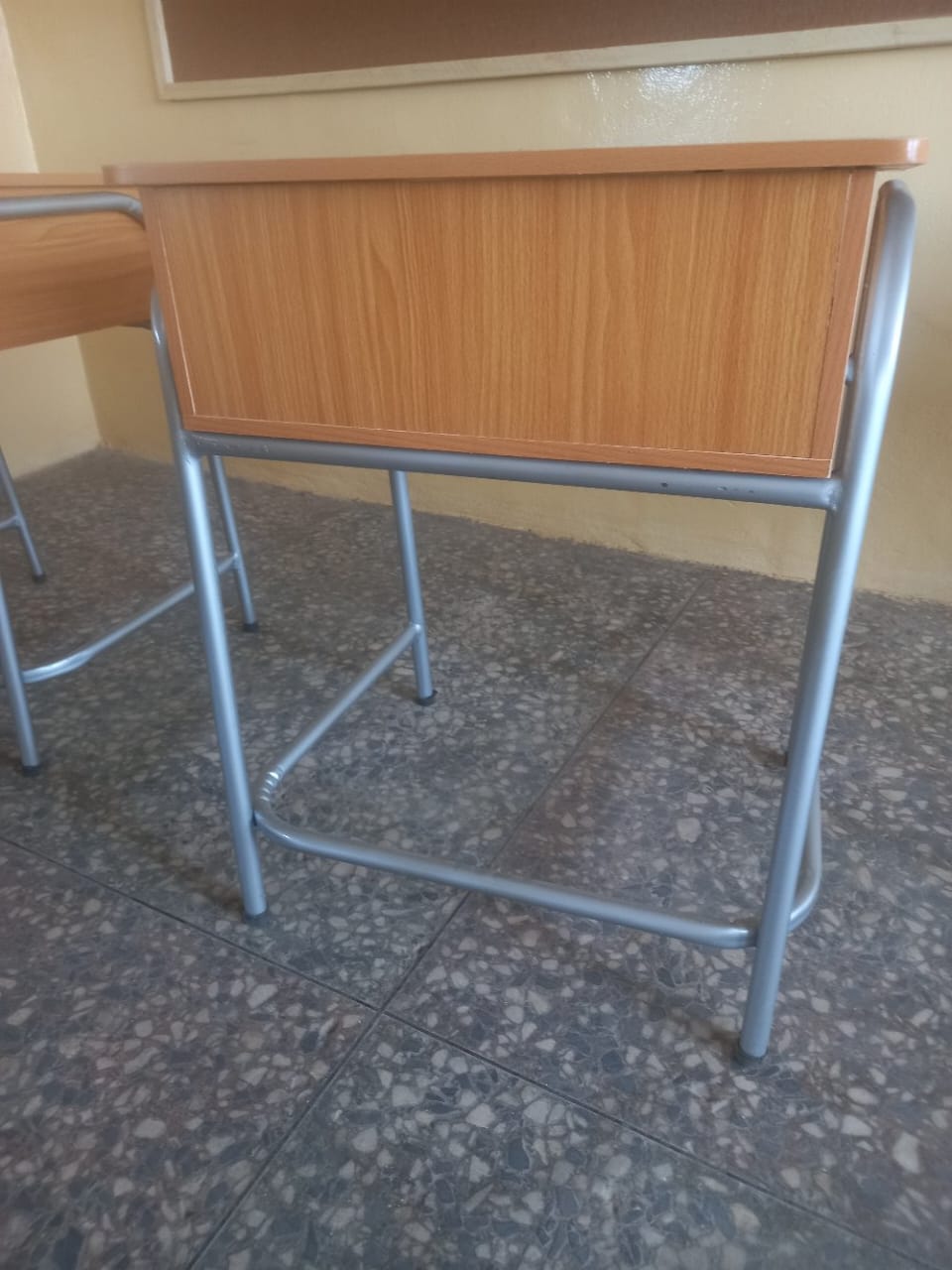 Double School Desk and Bench